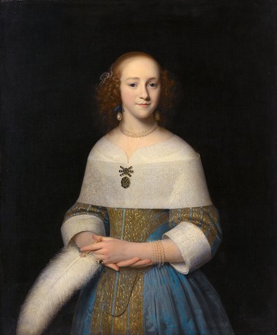 若い女性の肖像 作： アイザック・ルティチュイ