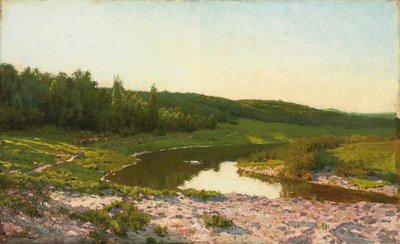 水辺で 作： Isaak Ilyich Levitan