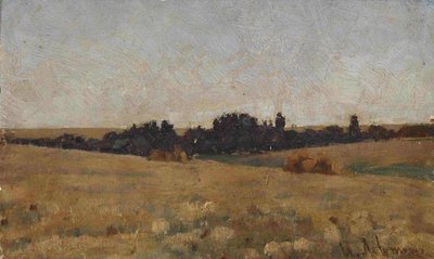 横向き 作： Isaak Ilyich Levitan