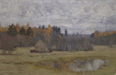 晩秋、1894 作： Isaak Ilyich Levitan