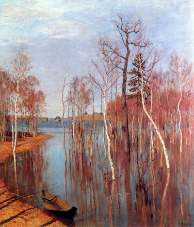 春の洪水 作： Isaak Ilyich Levitan