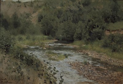 ストリーム、1880年代 作： Isaak Ilyich Levitan