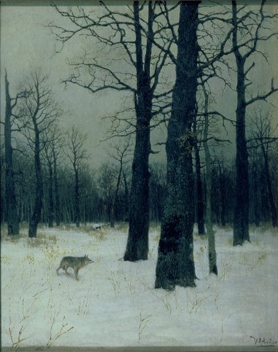 冬の木 作： Isaak Ilyich Levitan