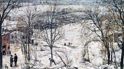 冬の田園風景 作： Isaak Israilevich Brodsky