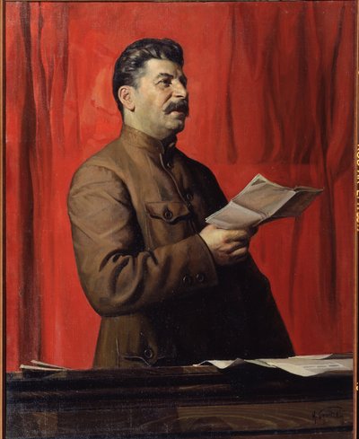 スターリンの肖像 作： Isaak Israilevich Brodsky