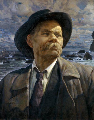 著者の肖像Maxim Gorky 1868-1939、1936 作： Isaak Israilevich Brodsky