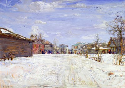 冬の街並み 作： Isaak Israilevich Brodsky