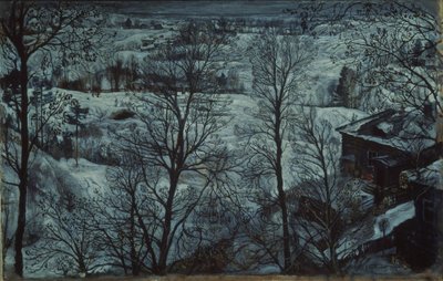 1917年の冬の風景 作： Isaak Israilevich Brodsky