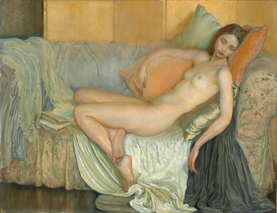 眠そうな夏の日（キャンバスに油彩） 作： Isabel Codrington