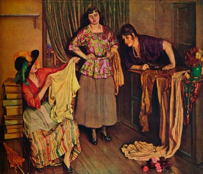 「ブラウスショップ」、1925年 作： Isabel Codrington