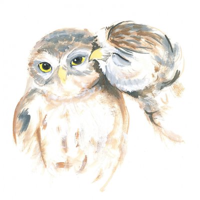 愛情深いフクロウたち 作： 