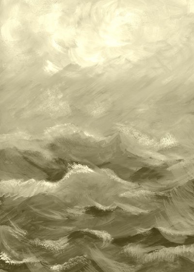 荒れた海 2 作： 