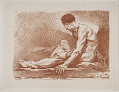 着席男性モデル 作： Isak Henningsen