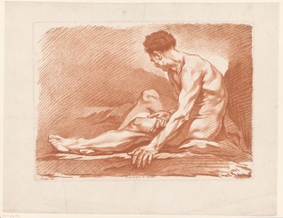 研究着席男性 作： Isak Henningsen