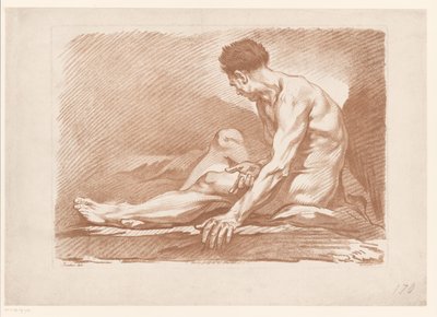 研究着席男性 作： Isak Henningsen