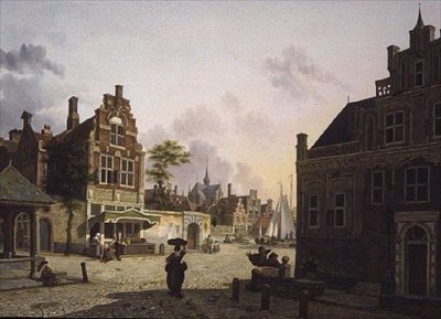 街の風景 作： Isidor Verheyden