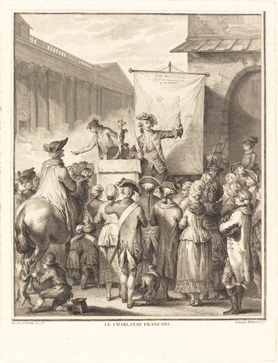 フランスの山師 作： Isidore Stanislas Helman after Jean Duplessi Bertaux