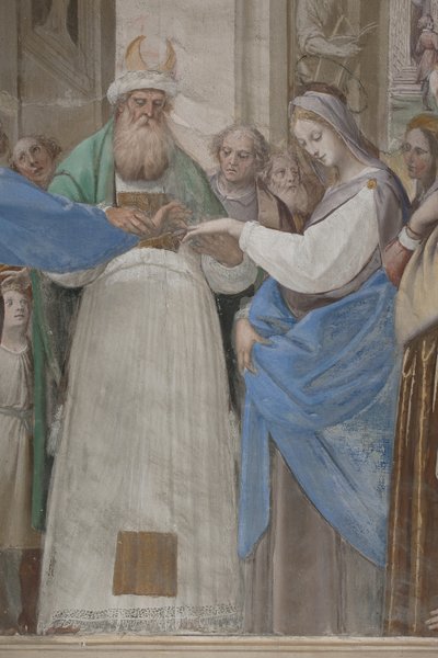 聖母マリアの結婚、1634年からの詳細 作： Isidoro Bianchi