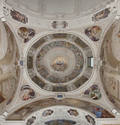 永遠の父を持つ楽園」1623年から34年頃（フレスコ画）（3496185の詳細 作： Isidoro Bianchi