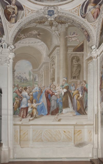 神殿でのイエスの紹介、1623-34 作： Isidoro Bianchi