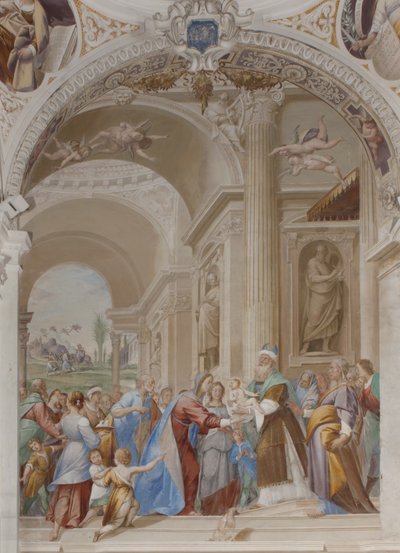 神殿でのイエスの紹介、1623-34 作： Isidoro Bianchi
