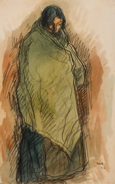 ジプシースタンディング 作： Isidre Nonell