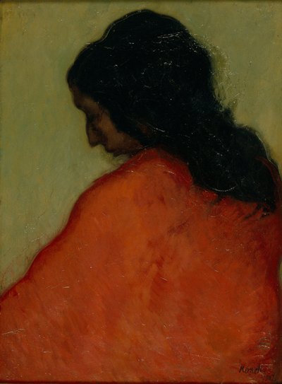 ジプシーの横顔 作： Isidre Nonell