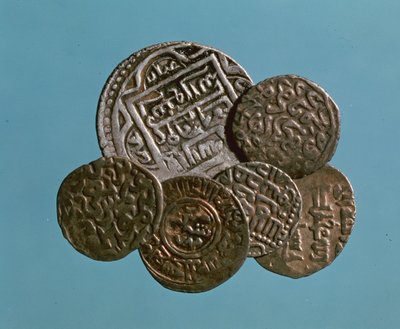 ティムール朝時代の硬貨、1370年から1505年（金属） 作： Islamic School
