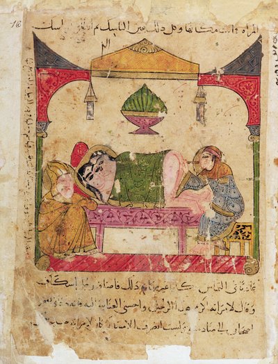 Ms Arabe 3467健康診断、カリラ書とディムナ書から 作： Islamic School