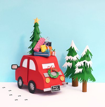 ドライビング・ホーム・フォー・クリスマス、2016年（ペーパー） 作： イザベル・バーバー