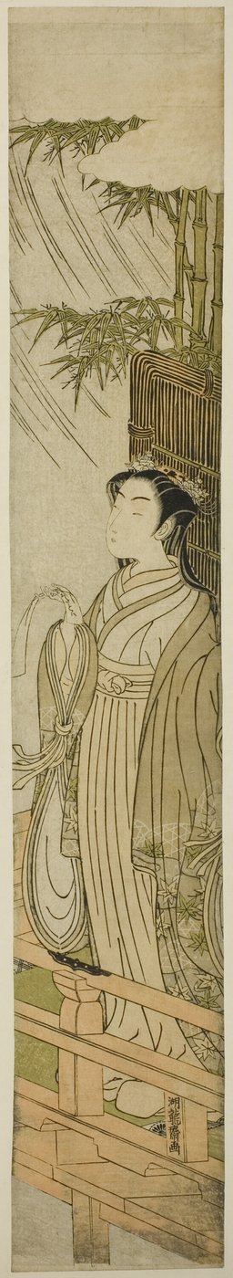 おの の 小町 Ｐらｙ員ｇ フォｒ ライン 作： Isoda Koryusai