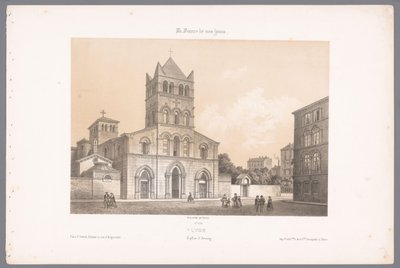 サン・マルタン・デネ大聖堂の眺め ライオンズ。 Eglise d