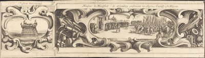 ラ・ロシェル包囲戦 [プレート 14/16; セットは1952.8.97-112で構成されています] 作： Israel Henriet or Abraham Bosse after Jacques Callot