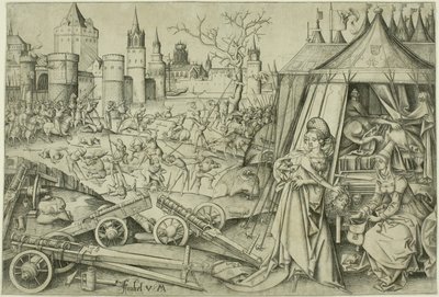 ジュディス、1495年頃 作： Israhel van Meckenem