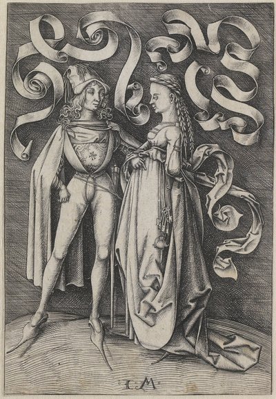 騎士と淑女 日常の一コマ（連載タイトル） 作： Israhel van Meckenem