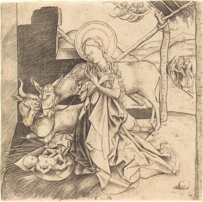 降誕 作： Israhel van Meckenem