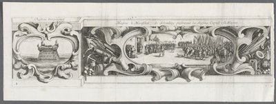 ラ・ロシェルの包囲：プレート14、1628-1630年。 作： Israël Henriet