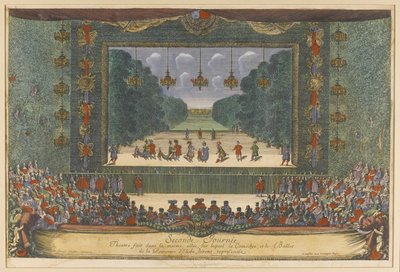 バレエラプリンセスデリデヴェルサイユのモリエールとルリーによるエリスの王女、1664年、1673年 作： Israël Silvestre the Younger