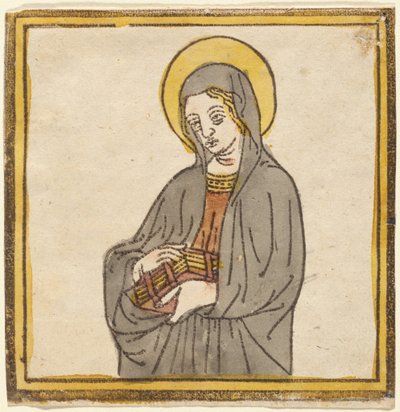 シエナの聖カタリナ、またはアッシジの聖クレア 作： Italian 15th Century