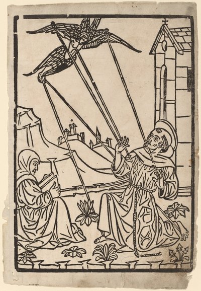 聖痕を受ける聖フランチェスコ 作： Italian 15th Century