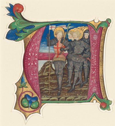 聖モーリスとテーベ軍団 作： Italian 15th Century