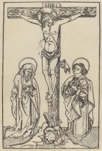 十字架上のキリスト 作： Italian 15th Century or Master I.D.