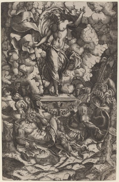 復活 作： Italian 16th Century after Francesco Salviati