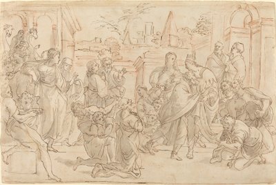 ヨセフとエジプトの兄弟 [反対] 作： Italian 17th Century
