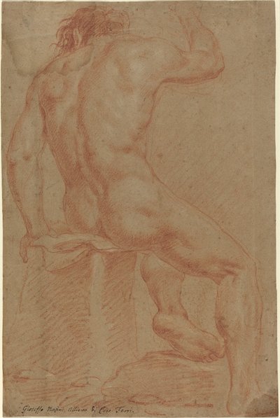 裸の男性像 [直腸] 作： Italian 17th Century
