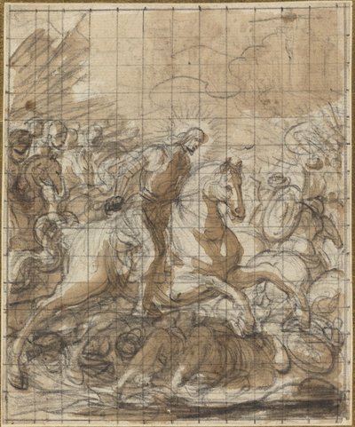 異教徒を倒す聖ヤコブ 作： Italian 17th or 18th Century