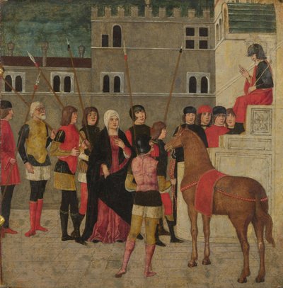トラヤヌスの正義、1475年から1500年 作： Italian Master
