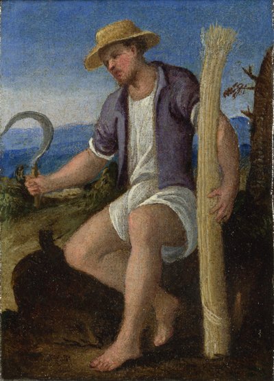 今月の労働者：6月、c。 1580 作： Italian Master