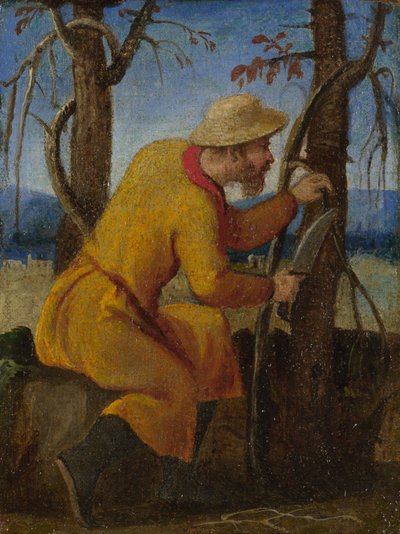 今月の労働者数：3月、c。 1580 作： Italian Master