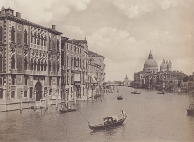 大運河とサルーテ教会（モノクロ写真 作： Italian Photographer